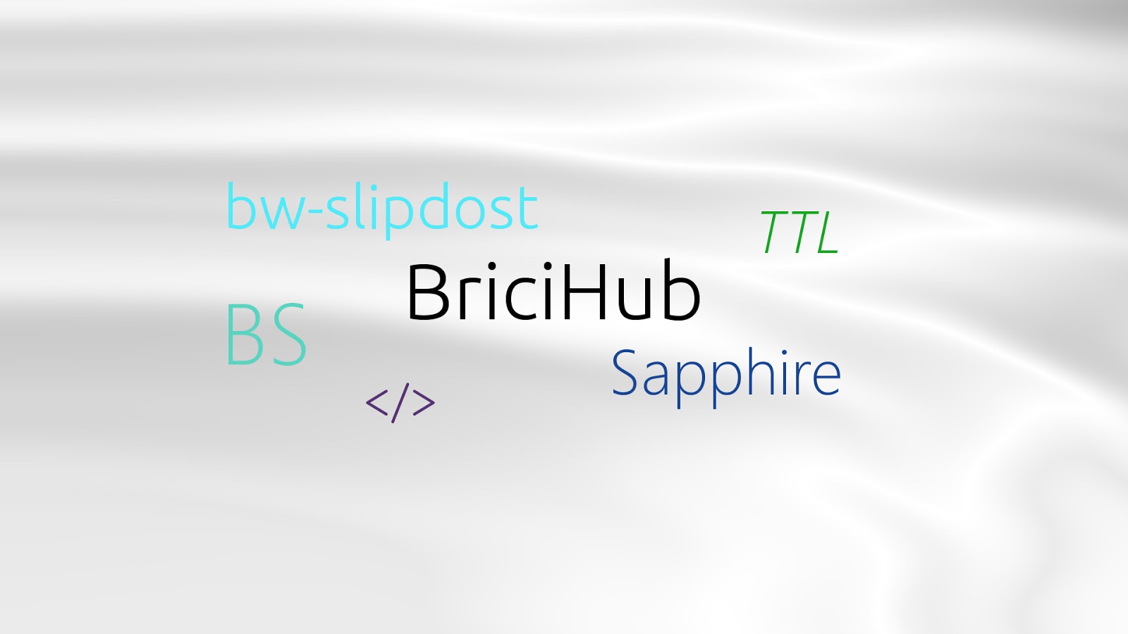 BriciHub's old birdsite header. The BriciHub so-called logo, located in the center, is surrounded by the logos of BSDev, BW-Slipdost, Techseasons, Sapphire and the BS Community.